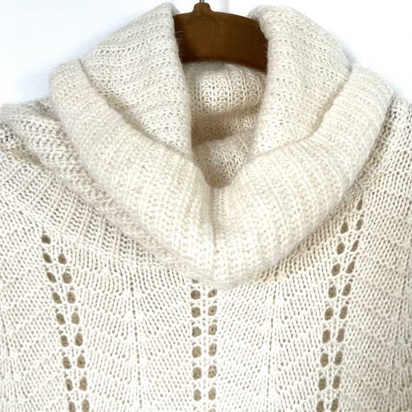 Loft Open Knit Turtleneck Sweater - Picture 3 of 5